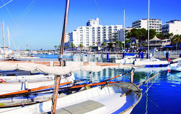 The Sapphire Waters of San Antonio in Spain. See it with Silversea.