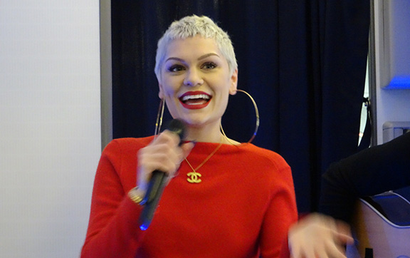 Jessie J Performing in British Airways First Class